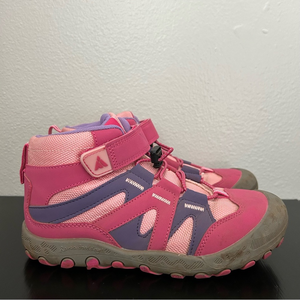 Mishansha Hiking Boots Size 34 US 2 Pink Purple Water Resistant Outdoor Shoes